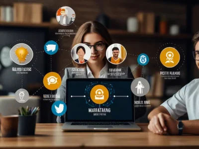 woman-sits-front-laptop-with-screen-showing-woman-with-words-spam-it_1206963-34384